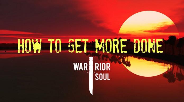 How to Get More Done: A Video for Veterans and Everyone Else