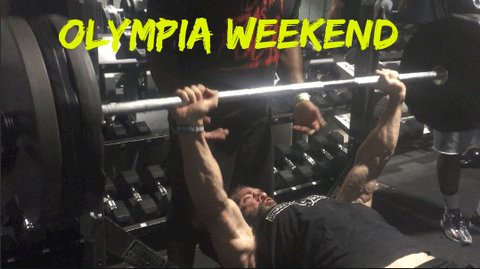 Olympia Weekend Eating and Training at Iron Addicts Gym LV